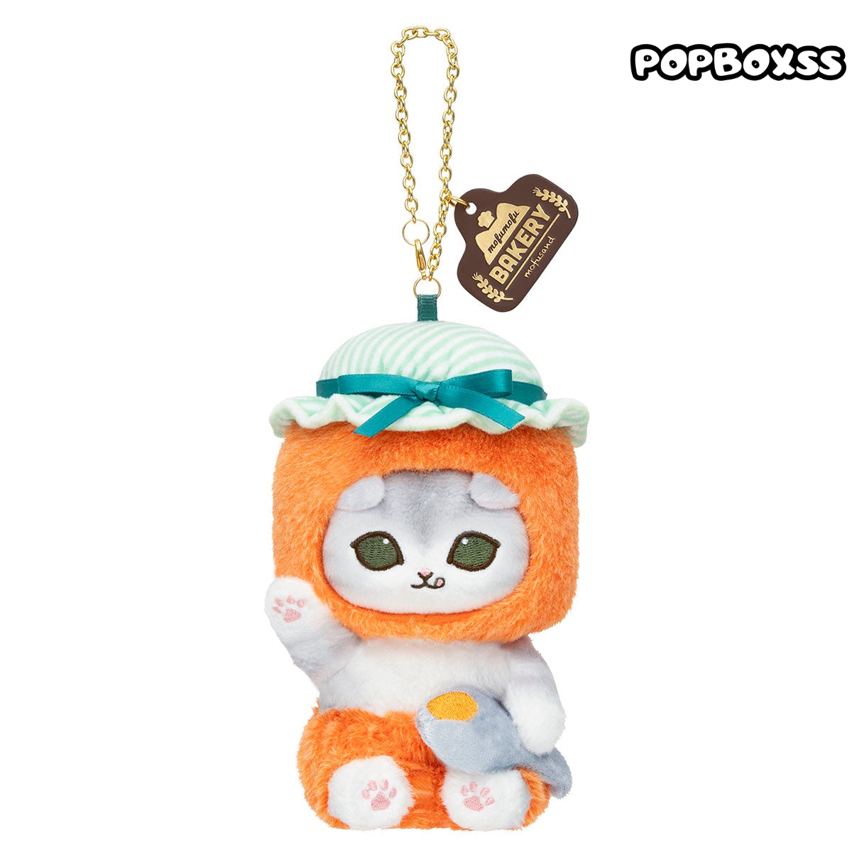mofusand Mofumofu Bakery Baker Cat Mascot Keychain(PRE-ORDER) - POPBOXSS