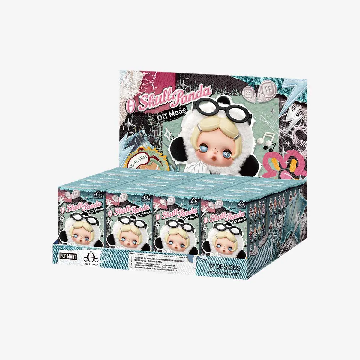 POP MART Skullpanda Off Mode Series Plush Pendant Blind Box (PRE-ORDER) - POPBOXSS