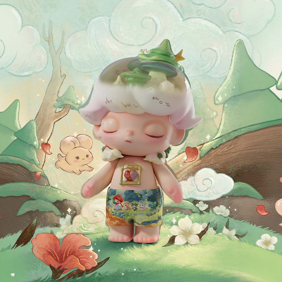 POPMART MEGA JUST DIMOO 400% Meadow of Dreams - POPBOXSS