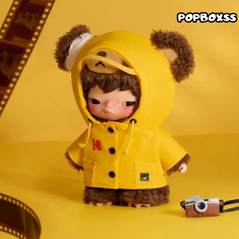 POP MART Hirono × Kodak Little Bear Vinyl Plush Pendant, Korea Exclusive (PRE-ORDER) - POPBOXSS