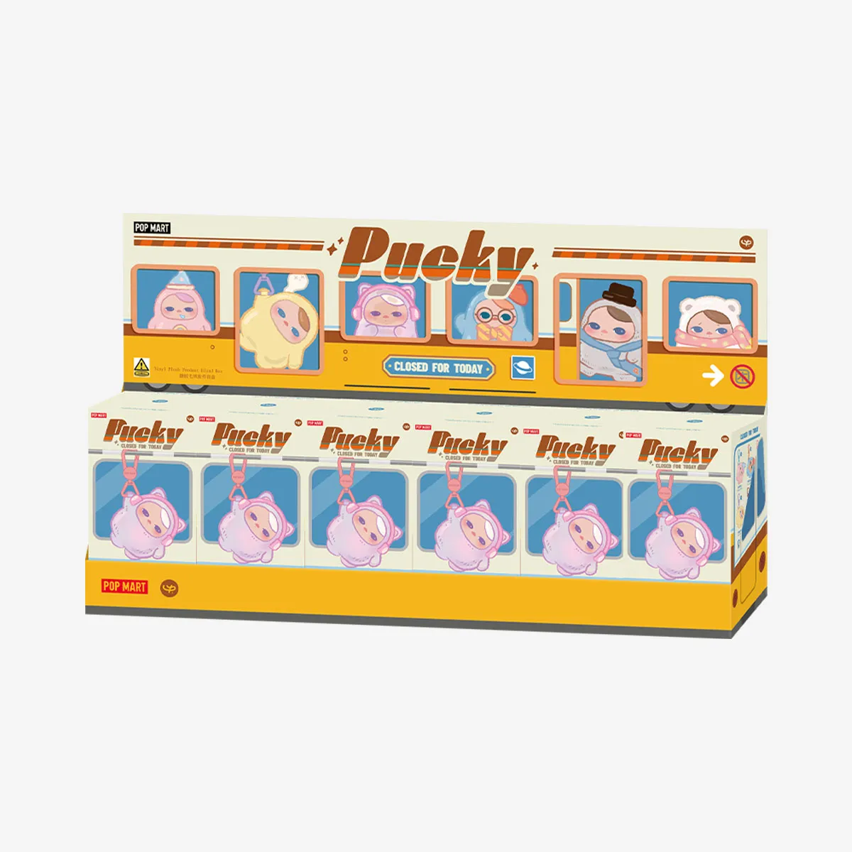POPMART PUCKY Closed for Today Series Vinyl Plush Pendant Blind Box(PRE ORDER) - POPBOXSS