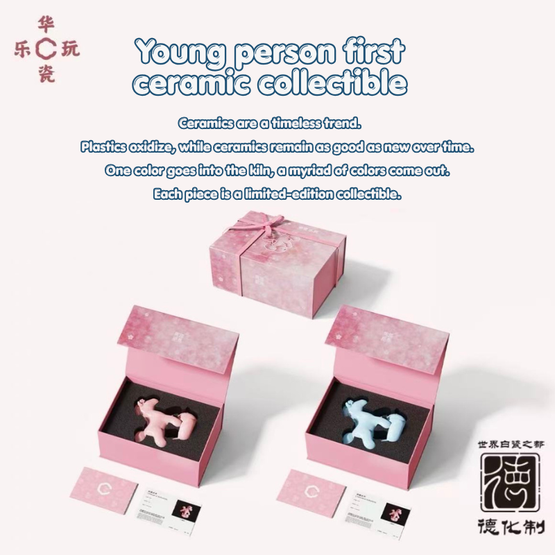Heycera Horse Treading on a Flying Swallow Ceramic ornaments - POPBOXSS
