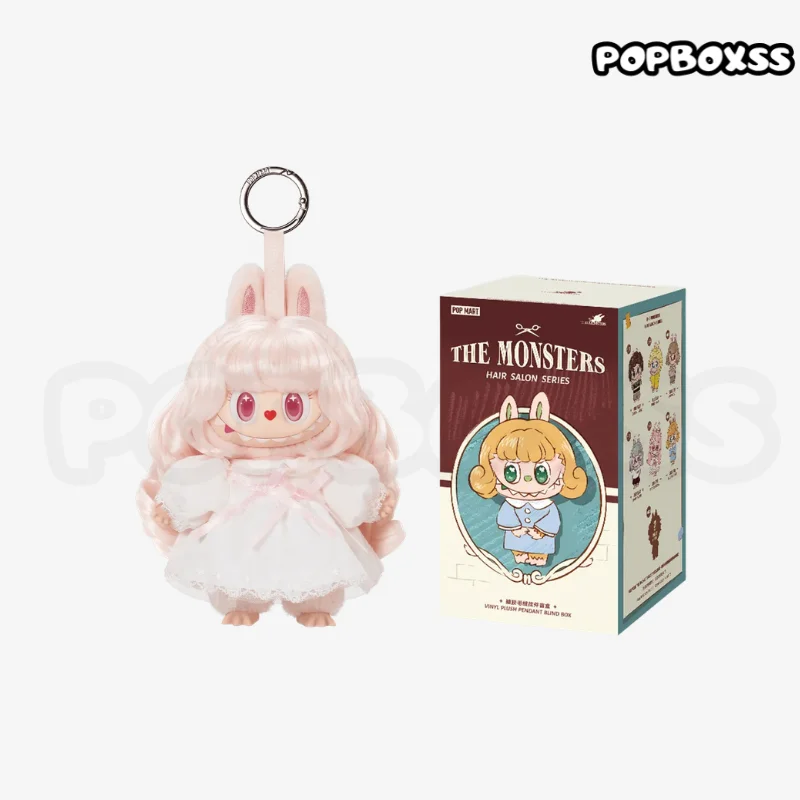 POPMART THE MONSTER LABUBU Retro Barber Shop Vinyl doll blind box