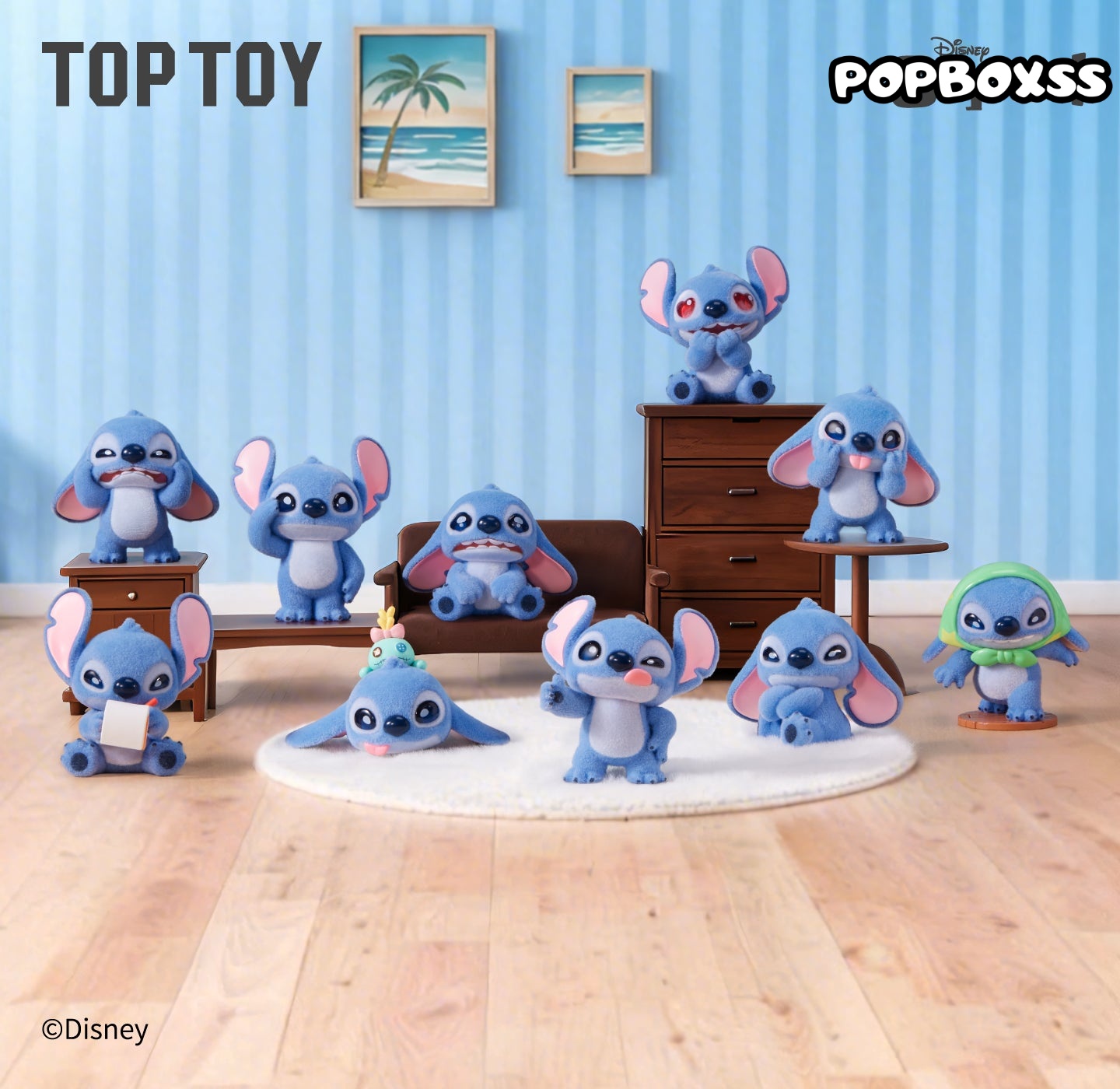 Disney Stitch Emoji Series Figures Blind Box - POPBOXSS