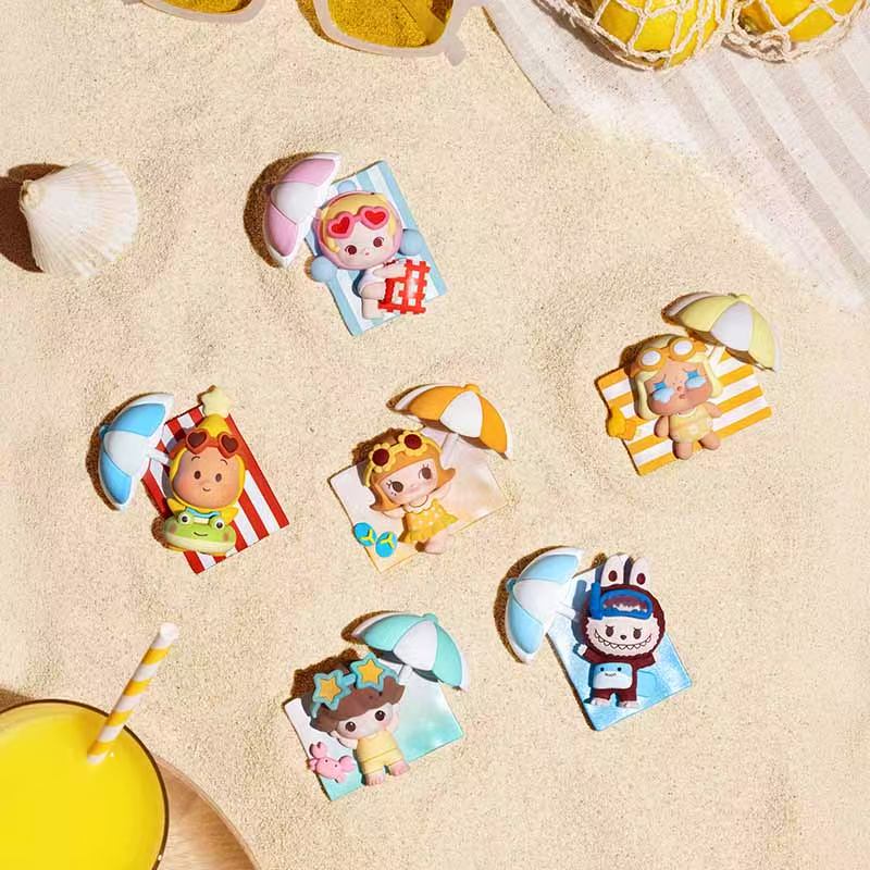 POPMART POP BEAN Island Vacation Series Refrigerator Magnet Blind Box (PRE-ORDER) - POPBOXSS