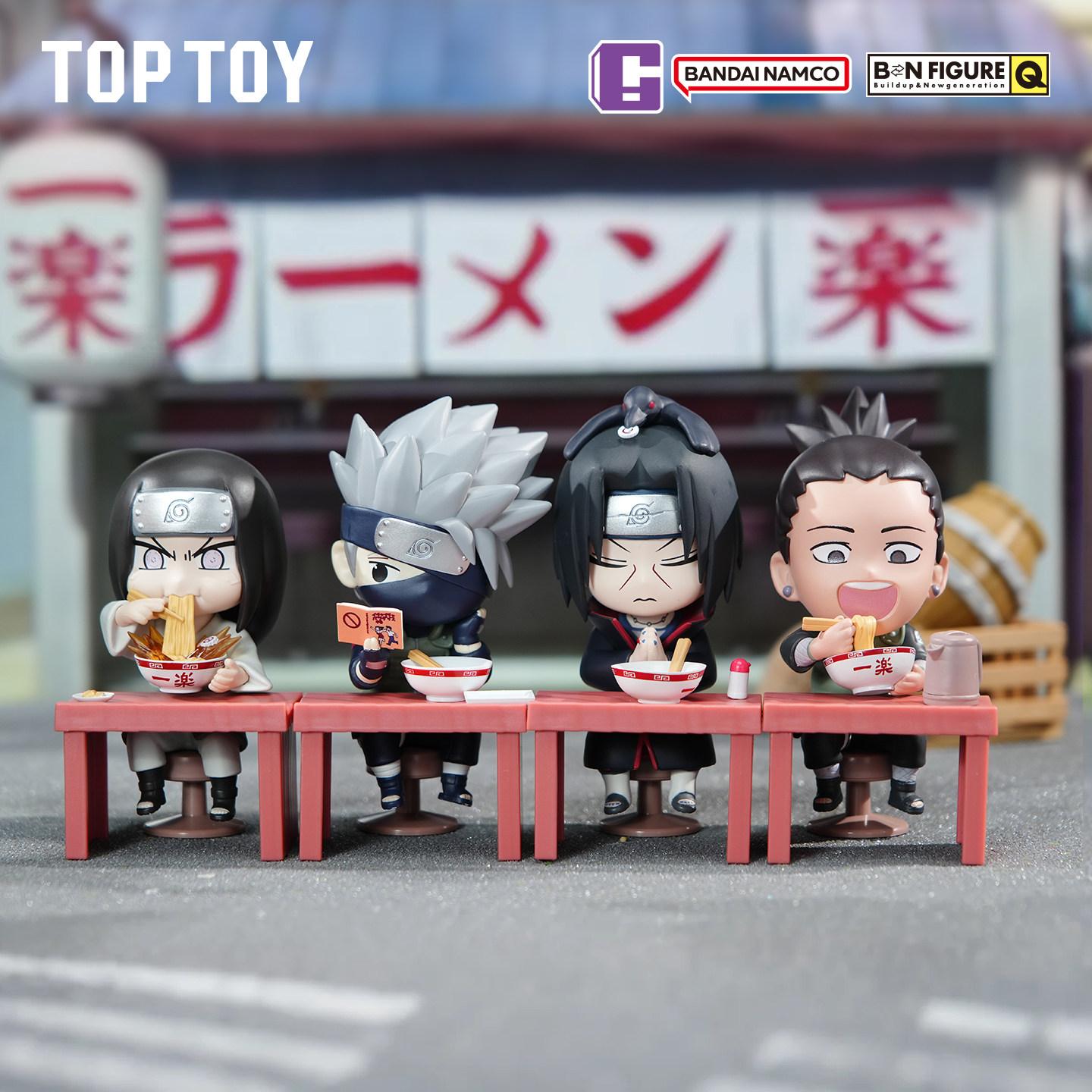 Naruto Shippuden Ramen-themed blind box figurines - POPBOXSS