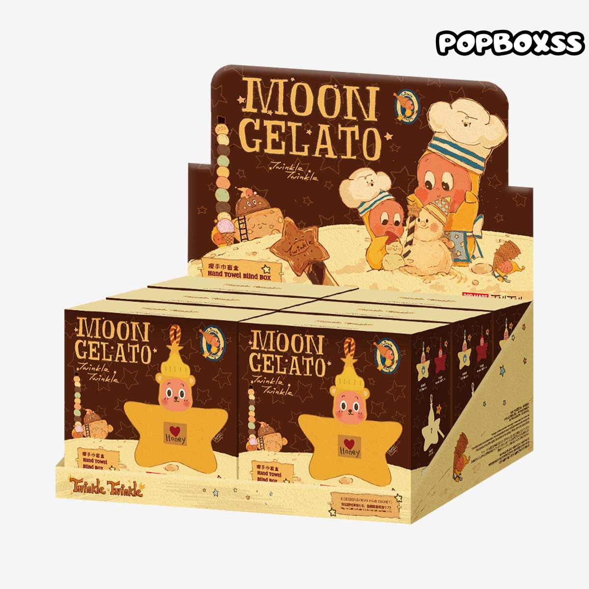 Twinkle Twinkle MOON GELATO Series-Hand Towel Blind Box - POPBOXSS