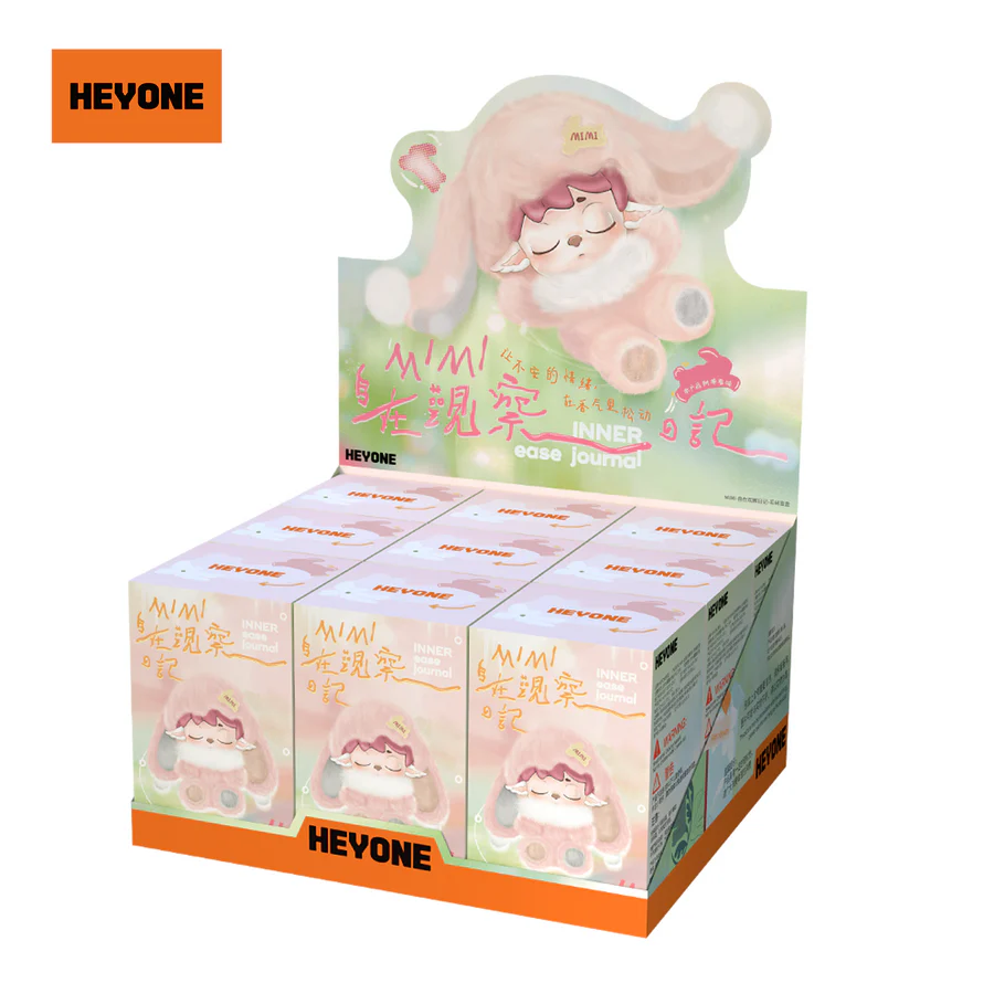 HEYONE MIMI-Inner Ease Journal Series Vinyl Plush Pendant Blind Box - POPBOXSS