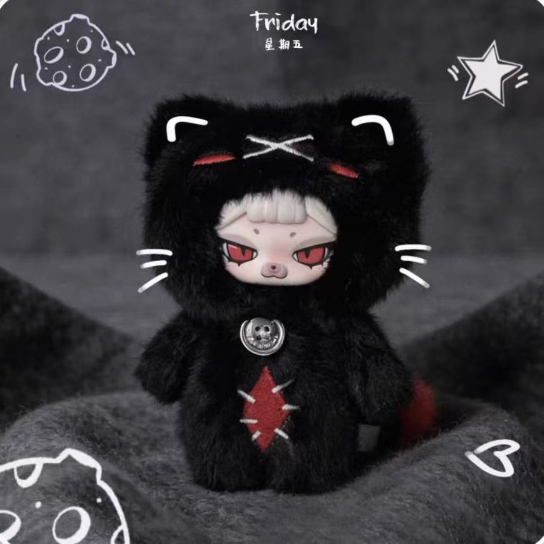 Piku The Week Series Plush Pendant Blind Box - POPBOXSS