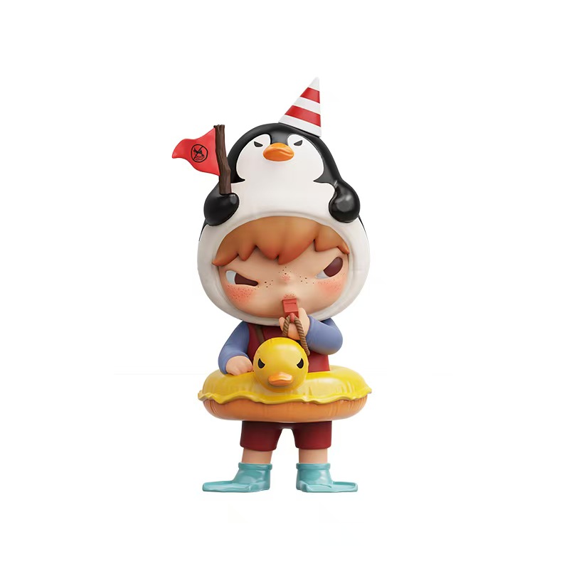 POPMART HIRONO Penguin Lifeguard figurines（PRE ORDER） - POPBOXSS