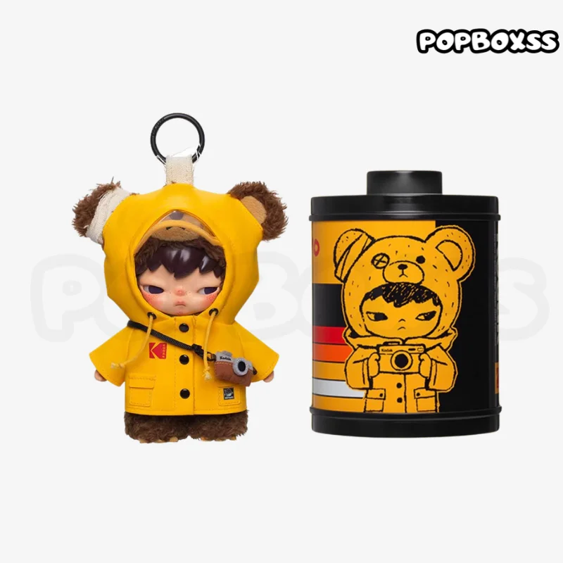 POP MART Hirono × Kodak Little Bear Vinyl Plush Pendant, Korea