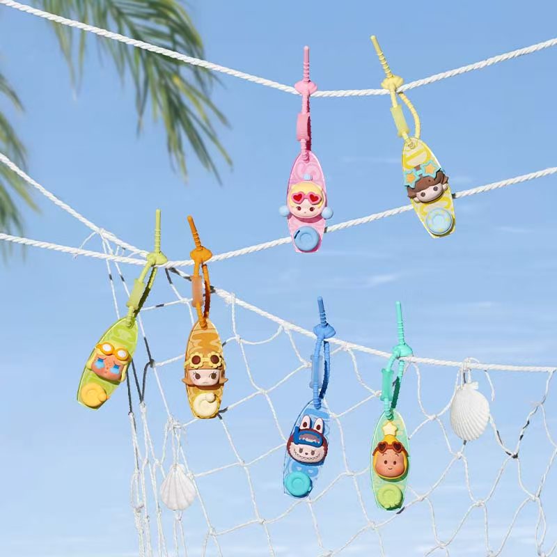 POPMART POP BEAN Island Vacation Series Shoe Charms Blind Box - POPBOXSS