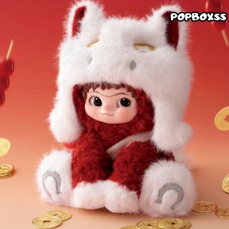 WAKUKU Snowy Lucky Hooves Series Plush New Year Limited Edition Hanging Card - POPBOXSS