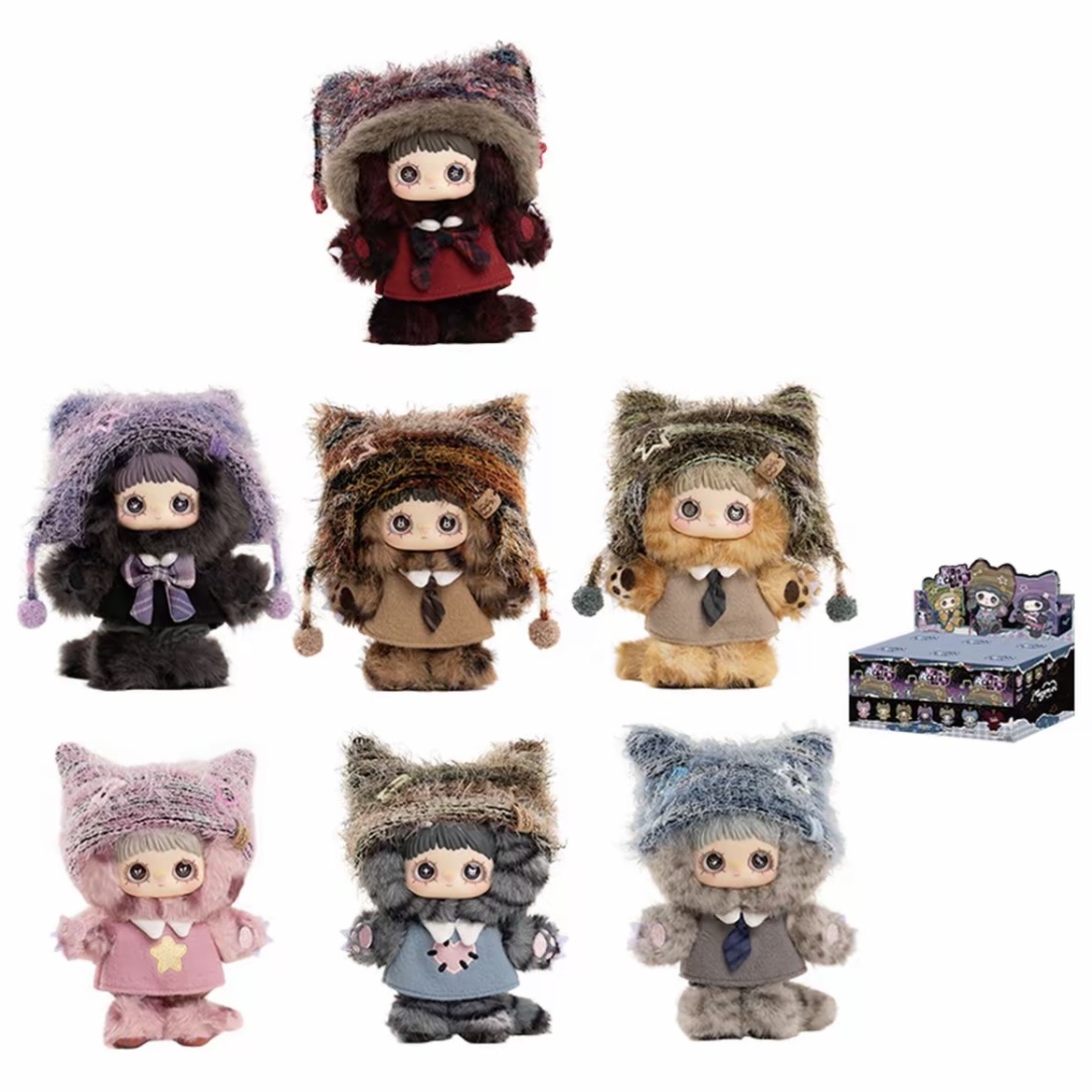 MayMei Kitten Academy Vinyl plush toy blind boxes - POPBOXSS