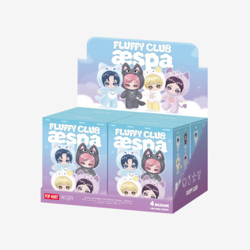 POPMART aespa Fluffy Club Series Vinyl Plush Doll Pendant - POPBOXSS
