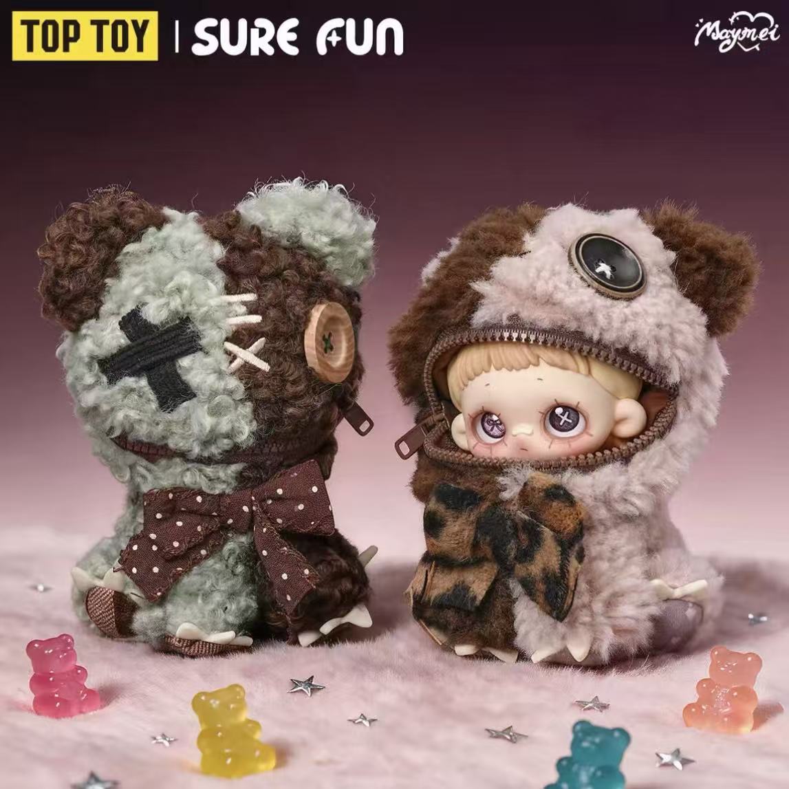 Maymei Greedy Bear blind box Vinyl plush - POPBOXSS
