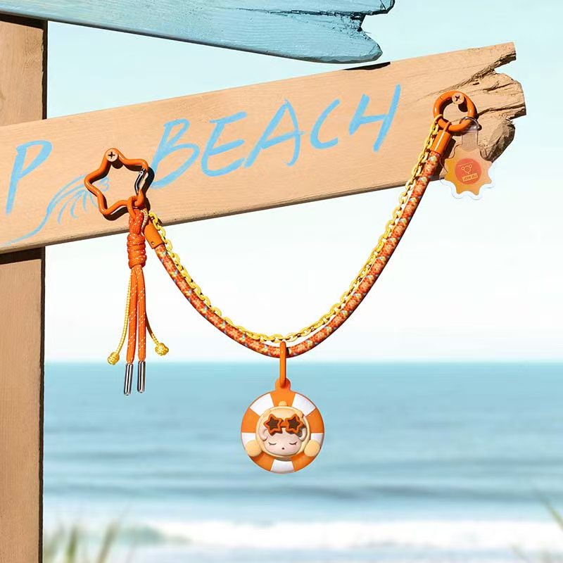 POPMART POP BEAN Island Vacation Series Multi functional Lanyard Blind Box (PRE-ORDER) - POPBOXSS