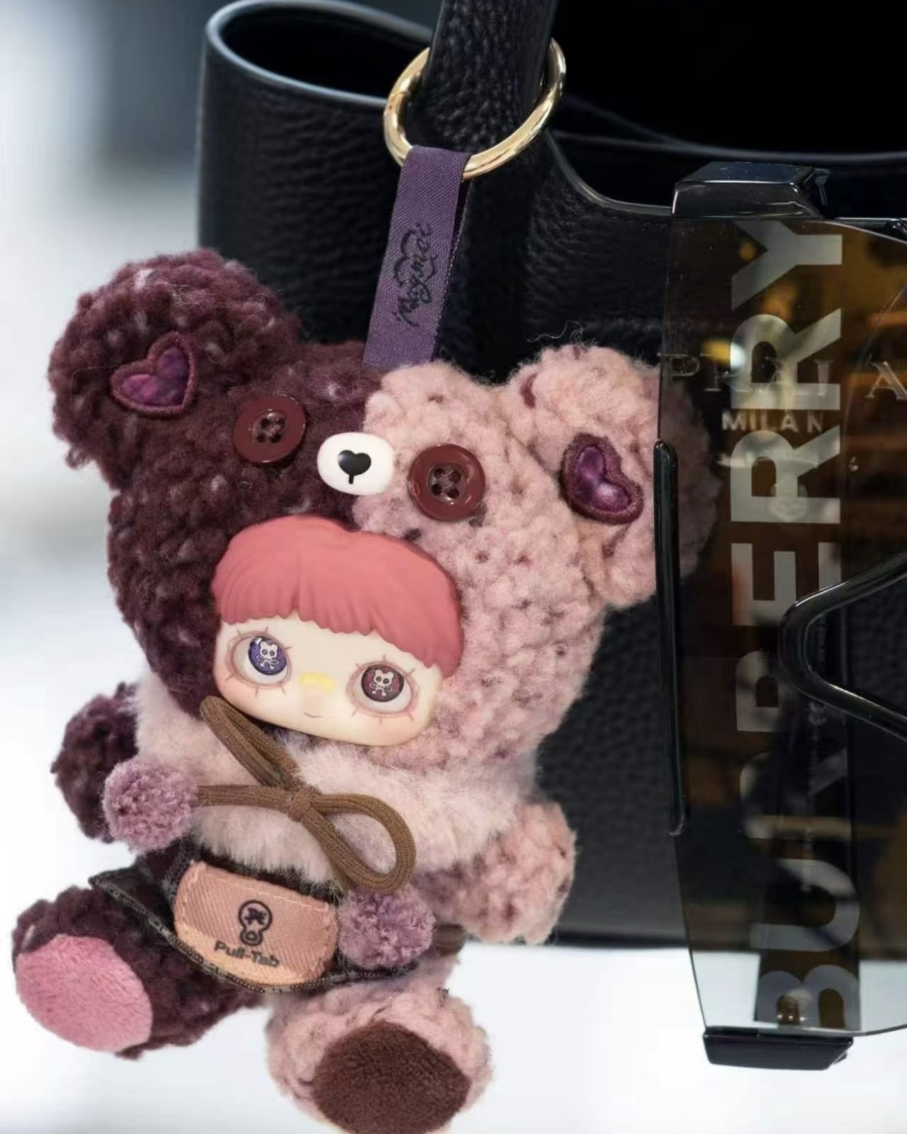 Pull Tab x MAYMEI Barista Vinyl Plush Keychain Set（Doll + bag + pocket mirror）Limited to 1000 pieces worldwide(PRE ORDER) - POPBOXSS