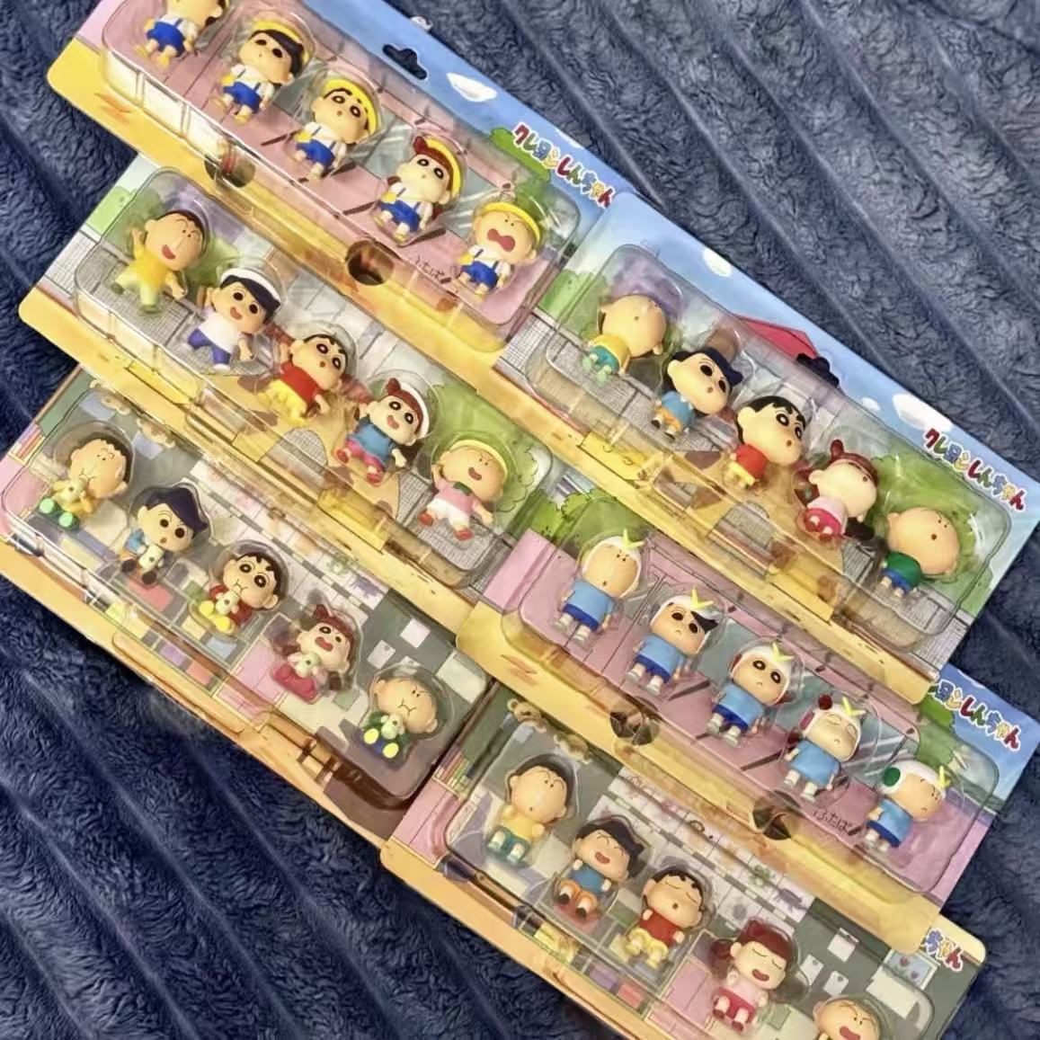 Crayon Shin-chan The five-person team mobilized blind box - POPBOXSS