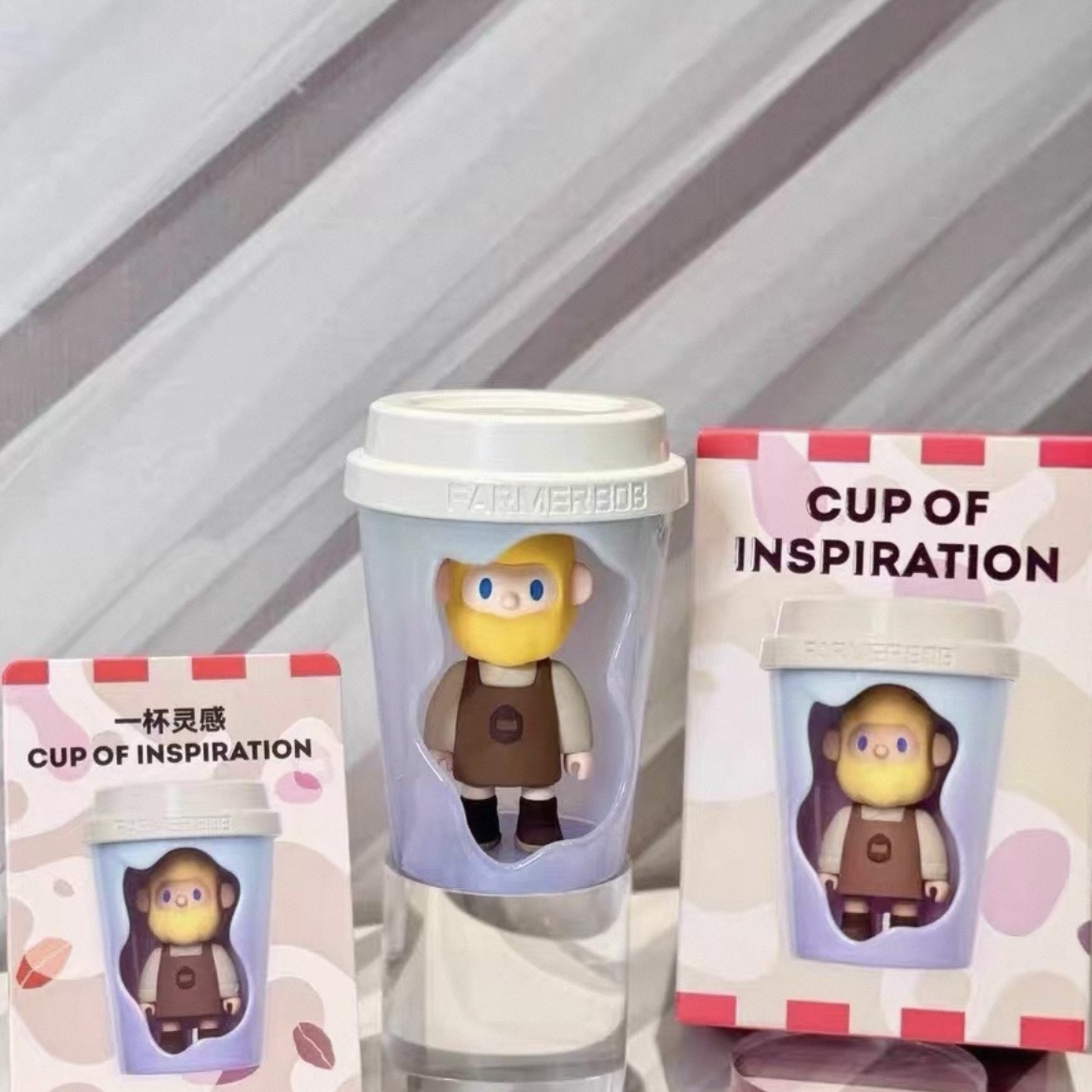 FINDING UNICORN FARMER BOB X KFC SERIES Vinyl plush pendant figurines - POPBOXSS