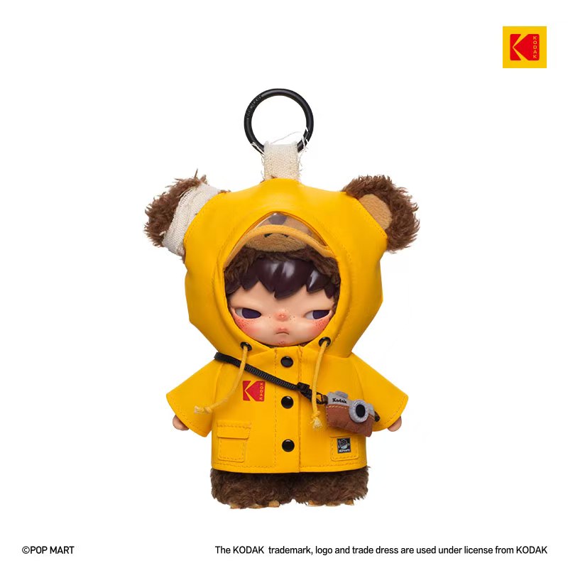 POP MART Hirono × Kodak Little Bear Vinyl Plush Pendant, Korea Exclusive - POPBOXSS