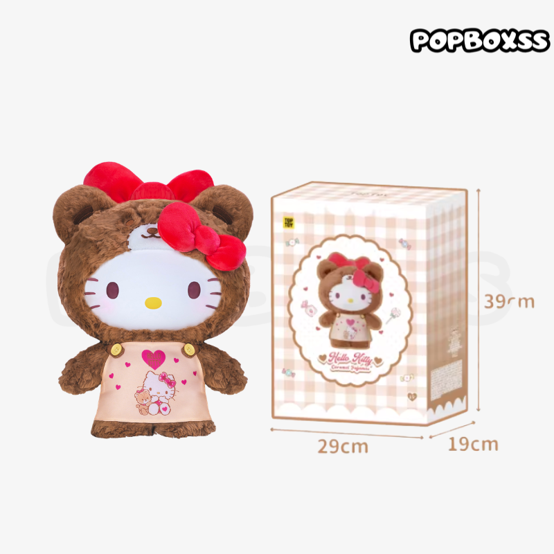 TOP TOY HELLO KITTY Caramel Pajamas peach Pajamas plush toys - POPBOXSS