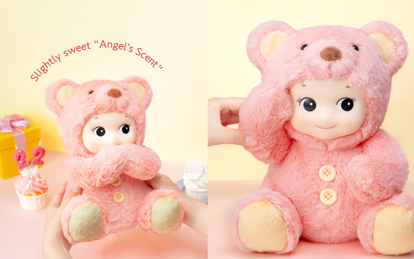 Sonny angel Plush Collection - Cuddly Bear - Pink（PRE ORDER） - POPBOXSS