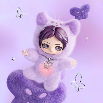 POPMART aespa Fluffy Club Series Vinyl Plush Doll Pendant - POPBOXSS