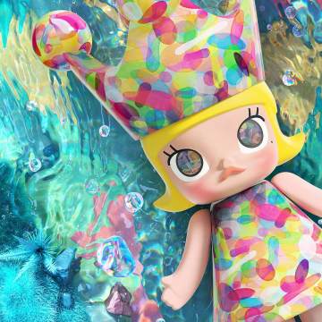 MEGA ROYAL MOLLY 400% x Huang Yuxing-Bubble - POPBOXSS