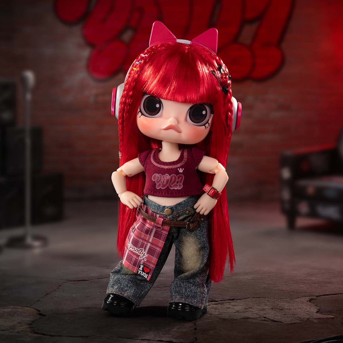 POPMART MOLLY 8/1 BJD YUQI Action figure - POPBOXSS