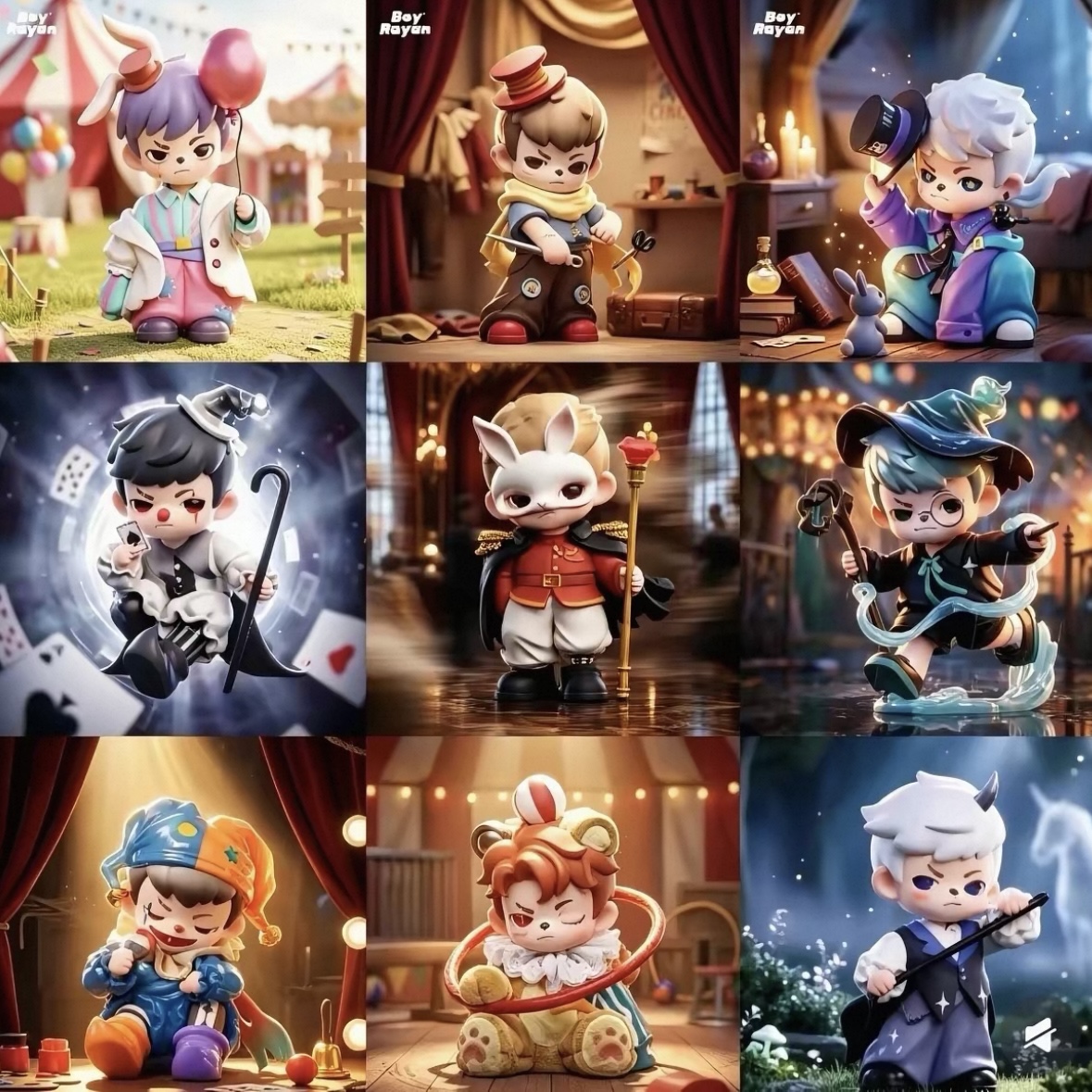 TNT SPACE Rayan: No.07 Tent Series Figure Blind Box - POPBOXSS