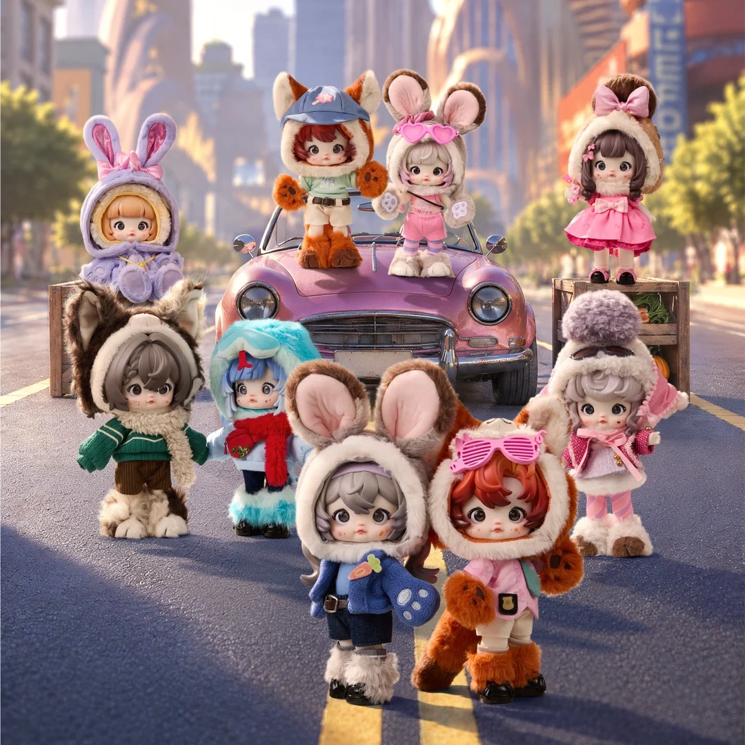 Nommi Zootopia Metropolis Adventure Series 5-Joint Articulated Doll Blind Box (PRE-ORDER) - POPBOXSS