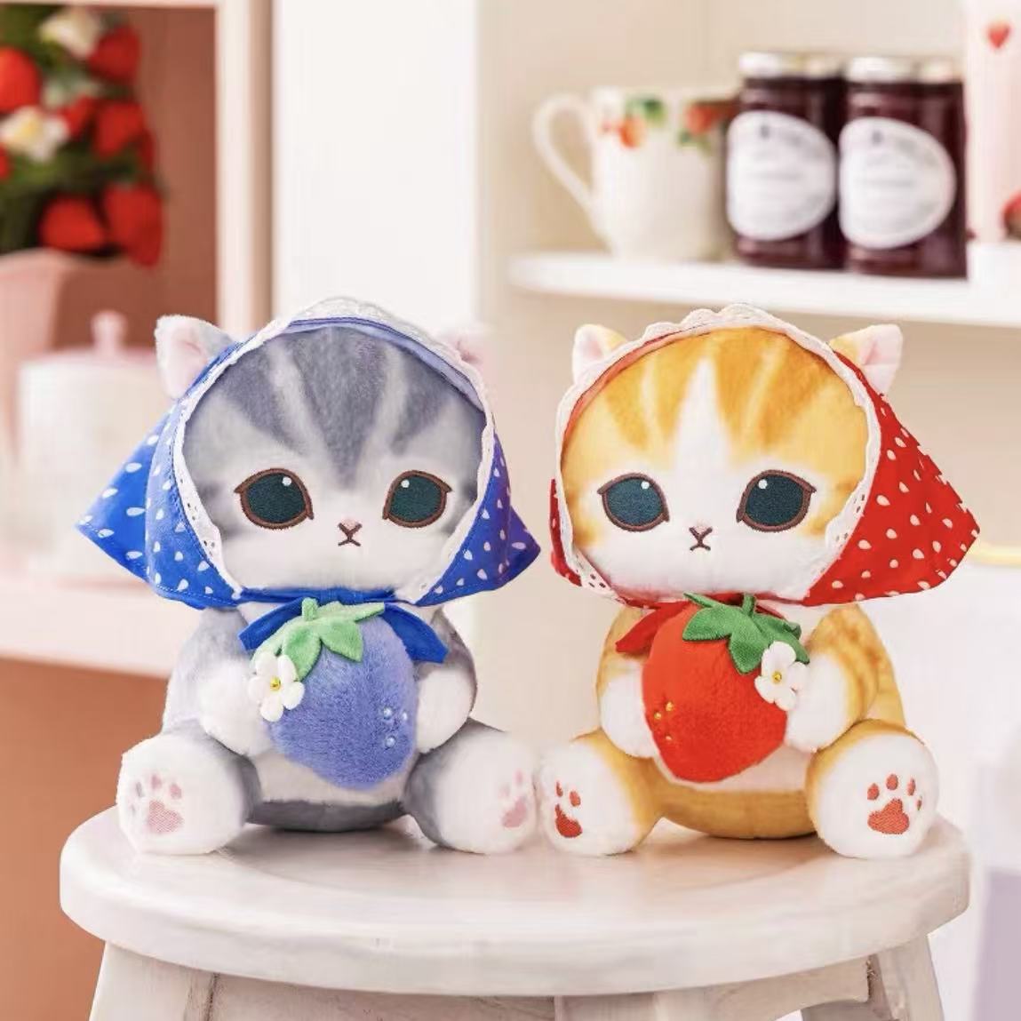 Mofusand MERCI STRAWBERRY V2 Series Plush Pendant (PRE-ORDER) - POPBOXSS