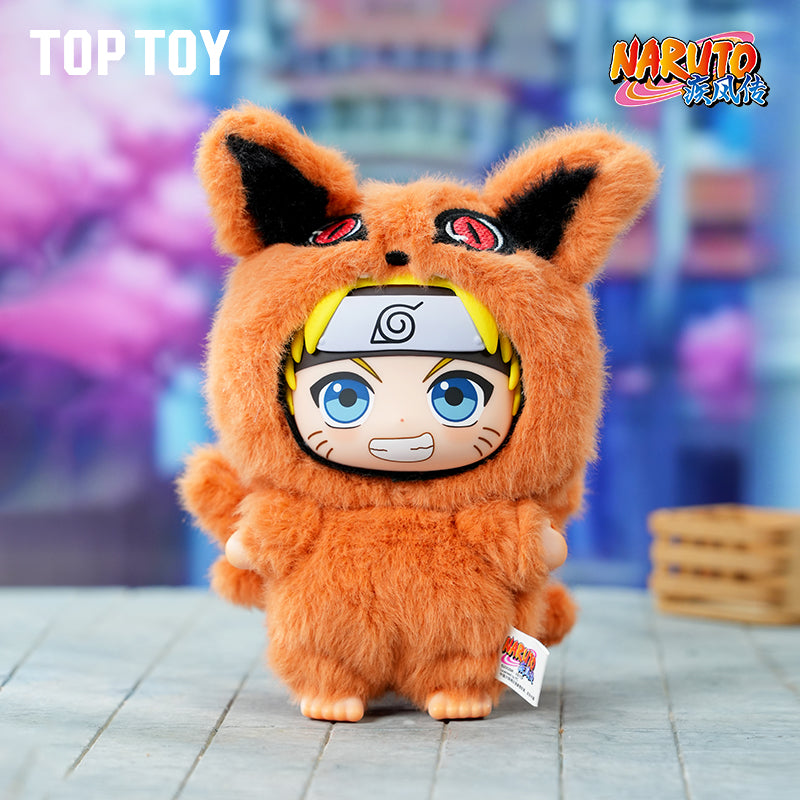 TOPTOY Naruto Shippuden Cute Beast Party Series Vinyl Plush Naruto Kakashi Uchi Blind Box - POPBOXSS
