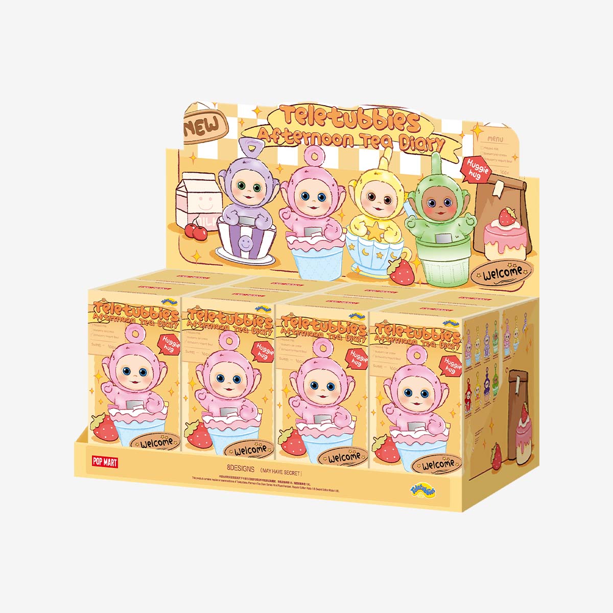 POPMART Teletubbies Afternoon Tea Diary Series Vinyl Plush Pendant(PRE ORDER) - POPBOXSS
