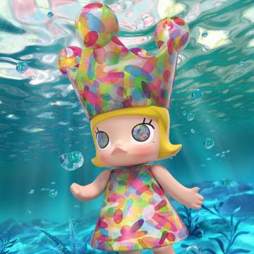 MEGA ROYAL MOLLY 400% x Huang Yuxing-Bubble - POPBOXSS