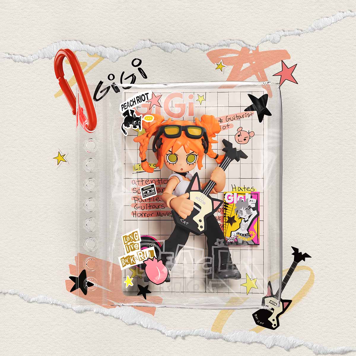 POPMART Peach Riot Carry the Music Series Block Pendant(PRE ORDER) - POPBOXSS