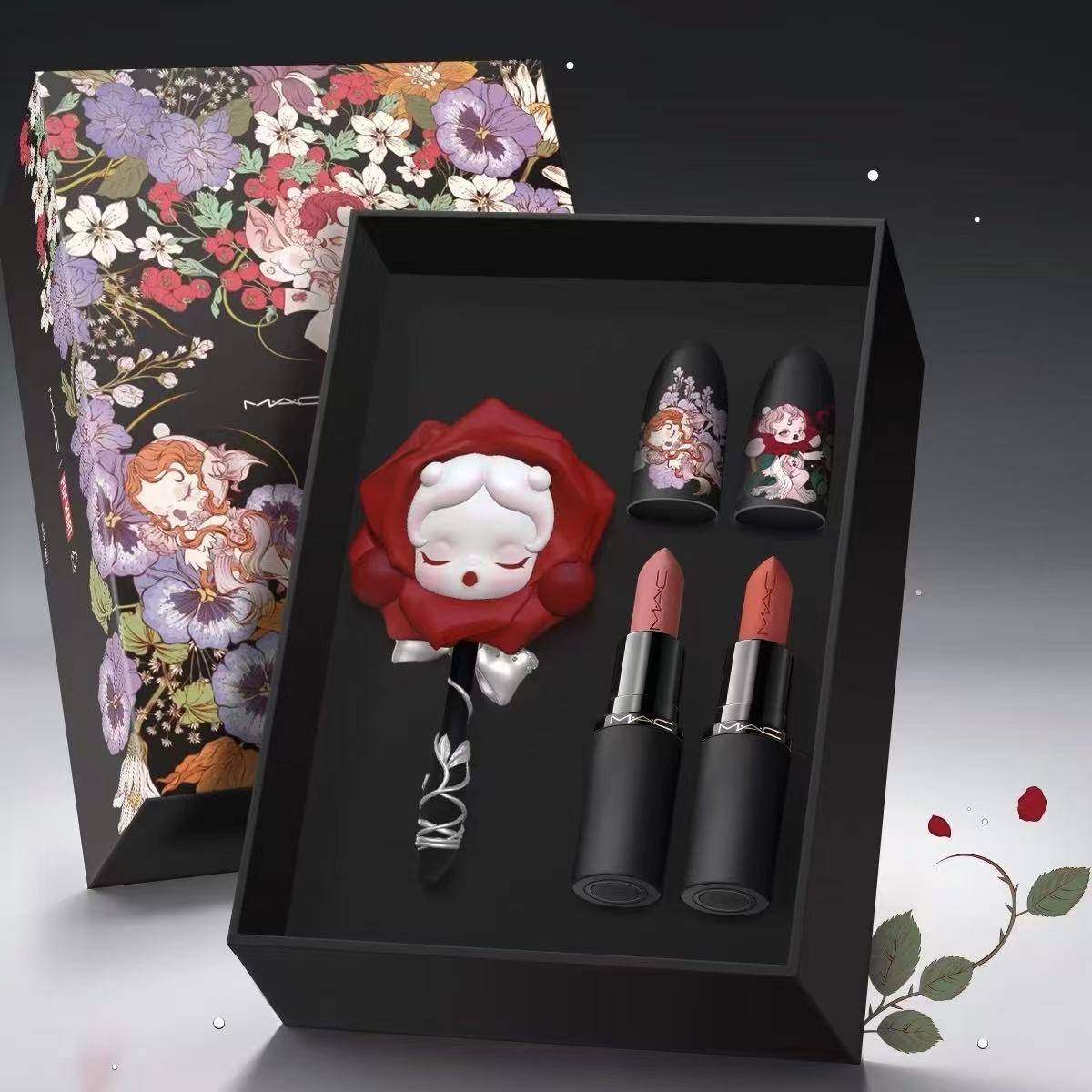 POPMART Skullpanda  x MAC Chinese Valentine's Day Lipstick Gift Set - POPBOXSS