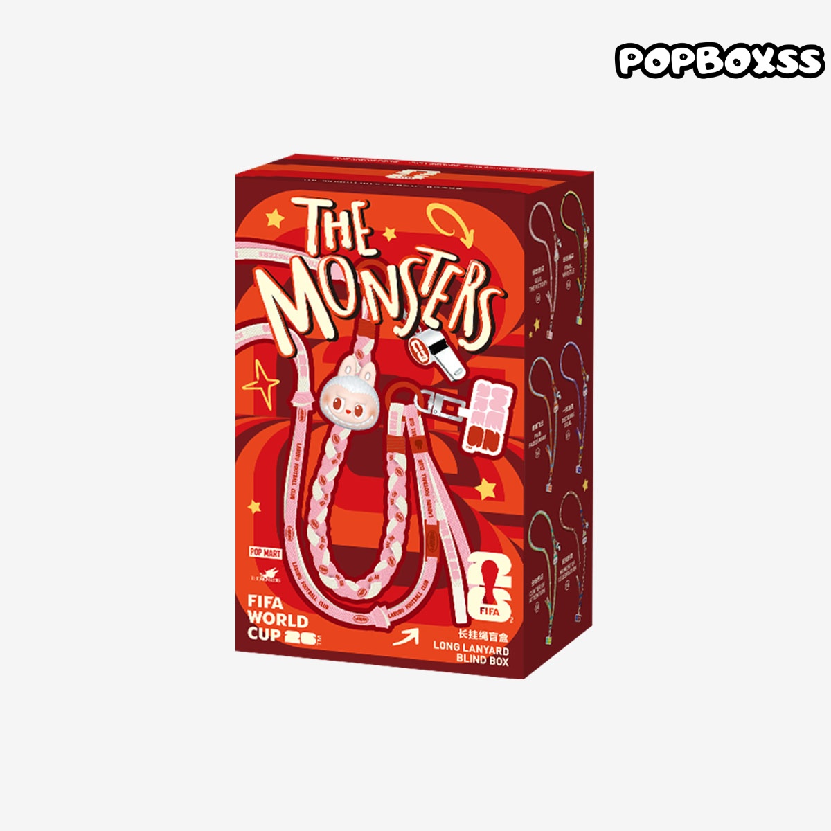 THE MONSTERS × FIFA SERIES-Long Lanyard Blind Box(PRE-ORDER) - POPBOXSS