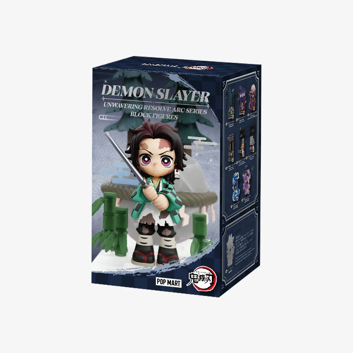 POP MART Demon Slayer Unwavering Resolve Arc Series Block Figures - POPBOXSS