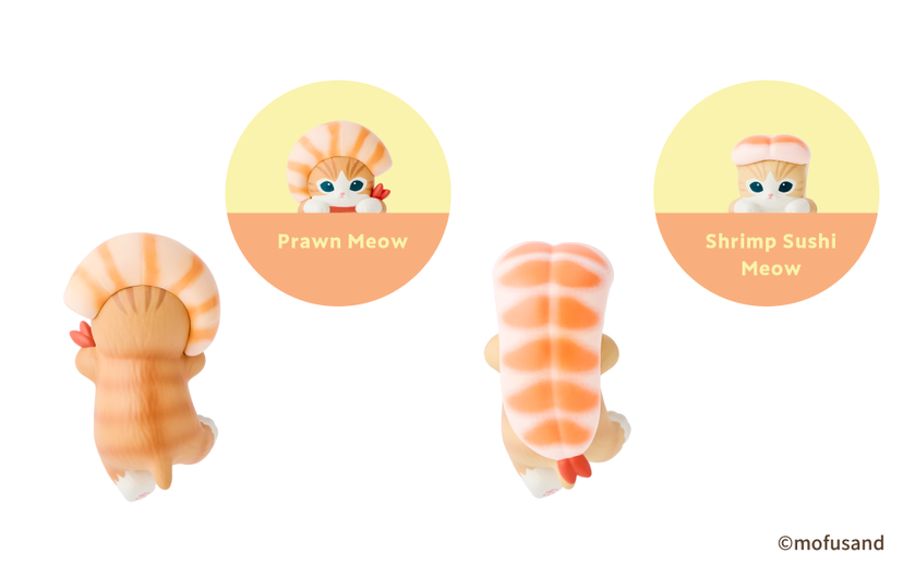Sonny angel HIPPERS mofusand Shrimp Meow Series（PRE ORDER） - POPBOXSS