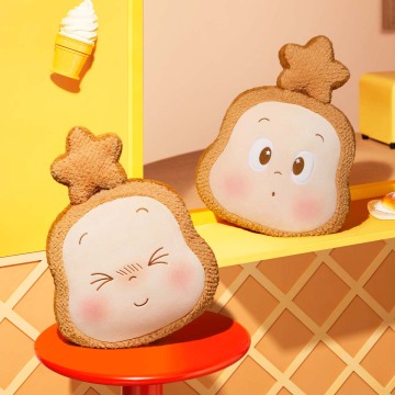 Twinkle Twinkle MOON GELATO Series-Toast Plush Cushion - POPBOXSS