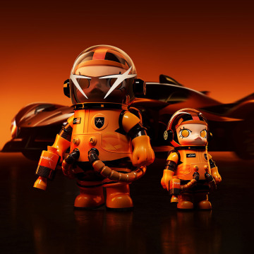 MEGA SPACE MOLLY 400% Apollo（PRE ORDER） - POPBOXSS