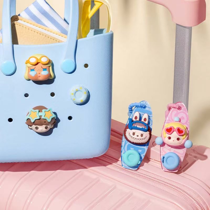 POPMART POP BEAN Island Vacation Series Shoe Charms Blind Box - POPBOXSS