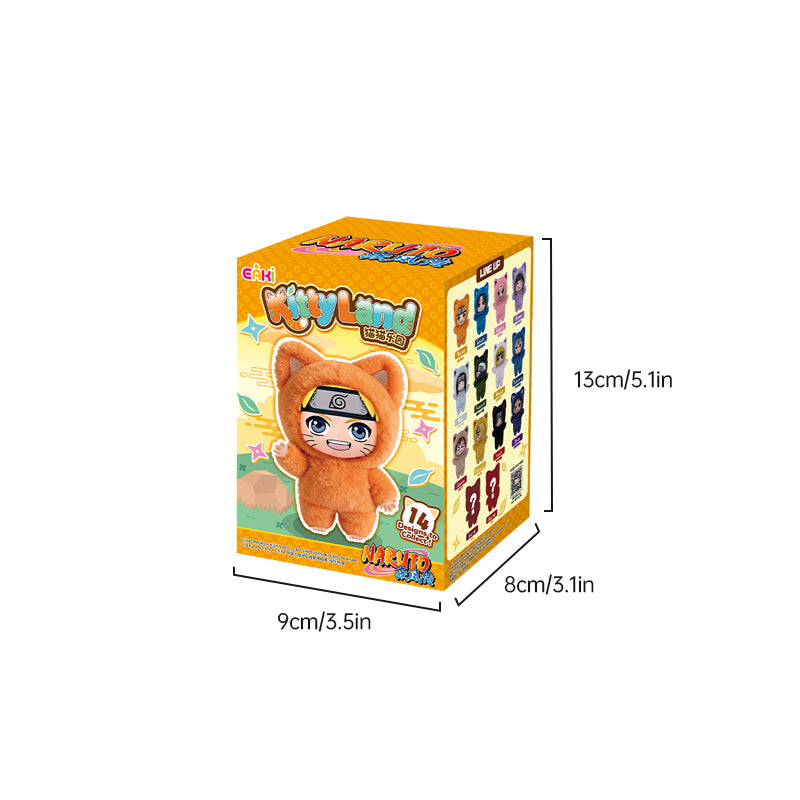 NARUTO Shippuden KittenLand Series Keychain Blind Box - POPBOXSS
