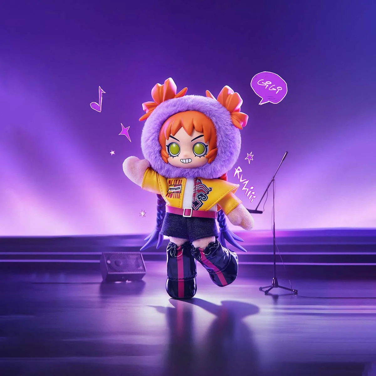 POPMART Peach Riot × KPop Demon Hunters Series Plush Doll Pendant(PRE ORDER) - POPBOXSS