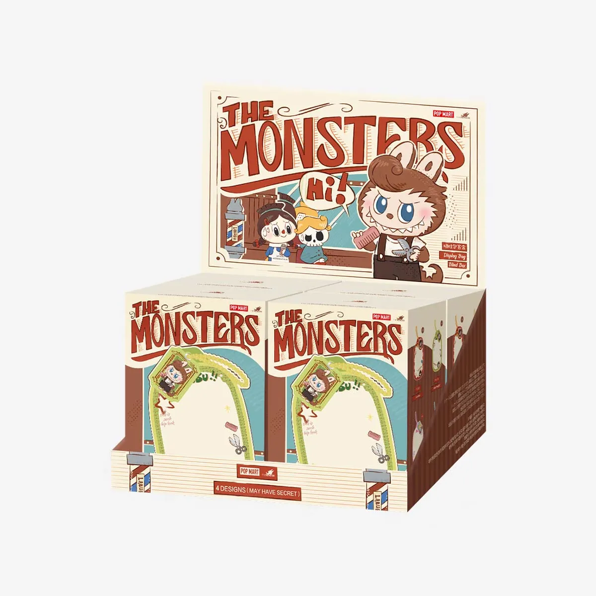 POPMART THE MONSTERS Hair Salon Series - DisplayBag Blind Box(PRE ORDER) Plush products are not included - POPBOXSS