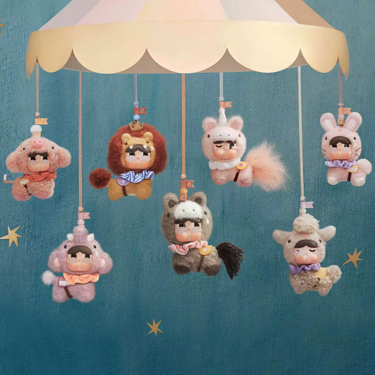POPMART CRYBABY Crying Round n Round Series - Vinyl Plush Pendant Blind Box(PRE ORDER) - POPBOXSS