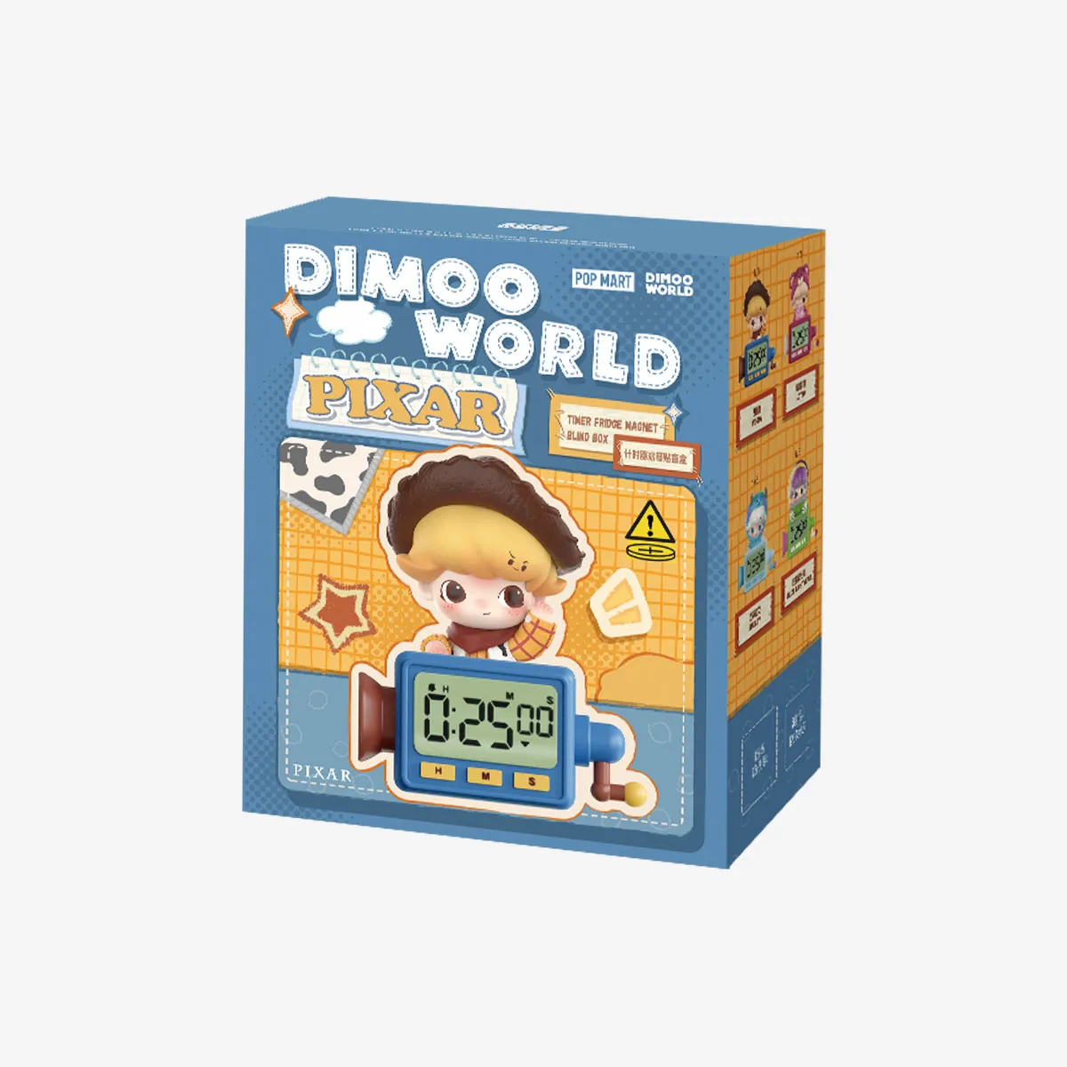 POPMART DIMOO WORLD x PIXAR Series - Timer FridgeMagnet Blind Box(PRE ORDER) - POPBOXSS