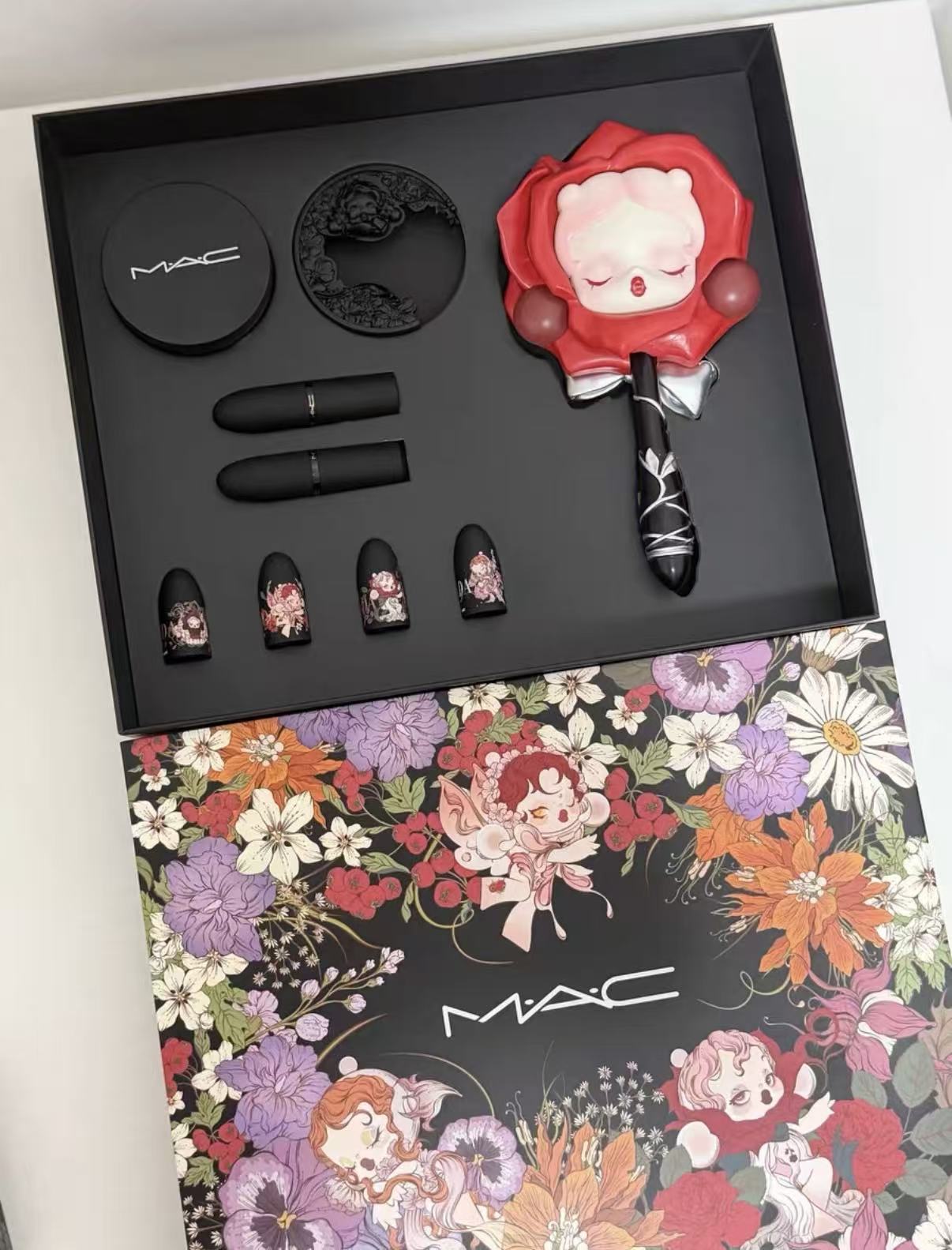 POPMART Skullpanda  x MAC Chinese Valentine's Day Lipstick Gift Set - POPBOXSS